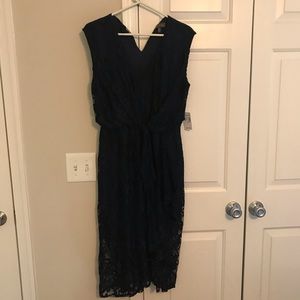 Navy blue dress
